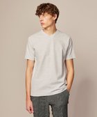 【ジョセフ アブード/JOSEPH ABBOUD / MEN】の【オリジナルオーガニックコットン使用】JOE COTTONサッカー Vネック Tシャツ 人気、トレンドファッション・服の通販 founy(ファニー) ファッション Fashion メンズファッション MEN トップス・カットソー Tops/Tshirt/Men シャツ Shirts 春 Spring カットソー Cut And Sew コンビ Combination 今季 This Season サッカー Soccer ジャケット Jacket S/S・春夏 Ss・Spring/Summer 夏 Summer エレガント 上品 Elegant thumbnail ライトグレー系7|ID: prp329100004422096 ipo3291000000030879569