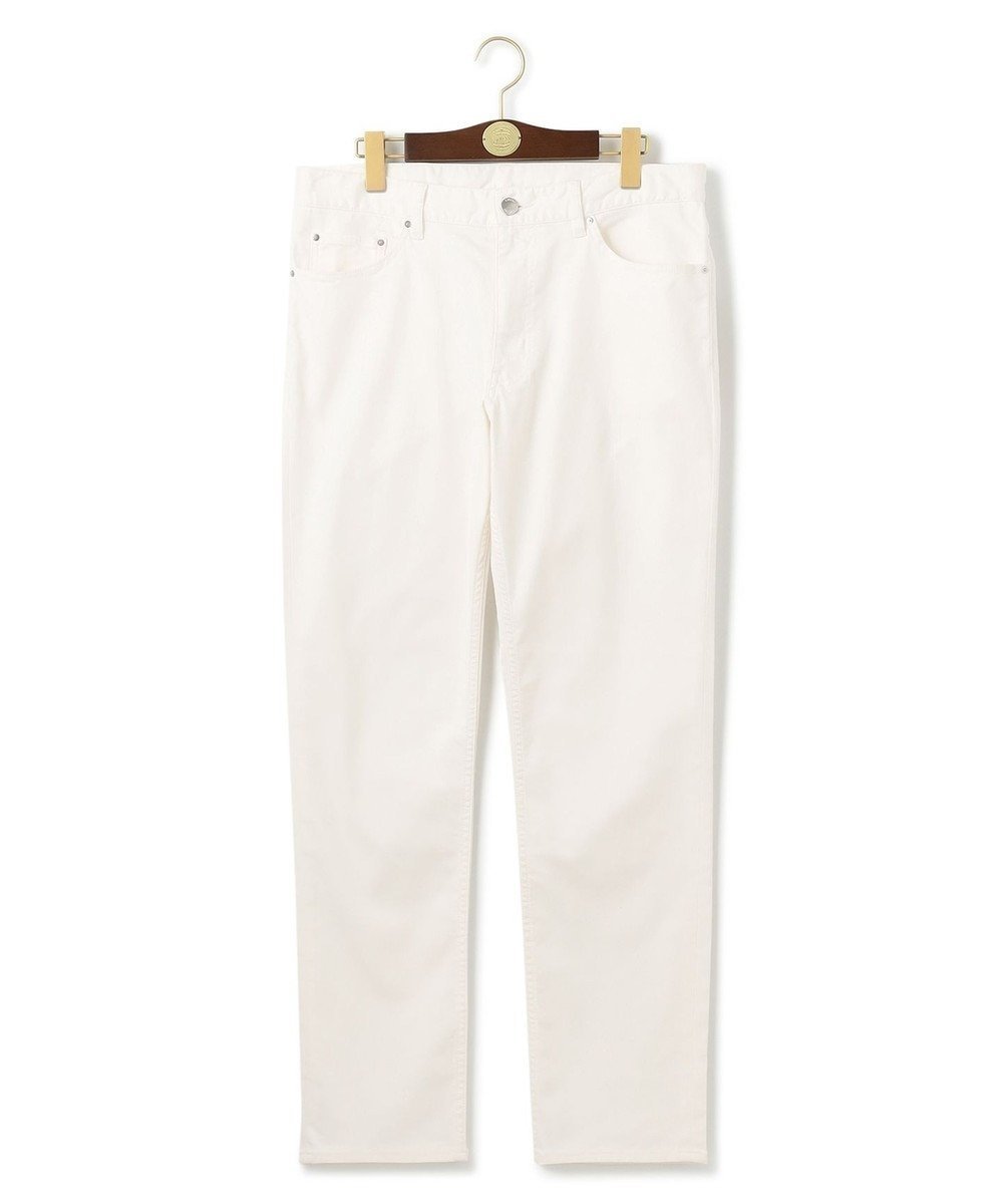 【ジェイ プレス/J.PRESS / MEN】の【ストレッチ / ウォッシャブル可】ピケストレッチ 5ポケットパンツ インテリア・キッズ・メンズ・レディースファッション・服の通販 founy(ファニー) 　ファッション　Fashion　メンズファッション　Fashion for Men　ボトムス　Bottoms　ウォッシャブル　Machine Washable　洗える　Machine Washable　ジャケット　Jacket, Outerwear　ストレッチ　Stretch, Stretchy Fabric　スラックス　Slacks, Dress Pants　スリム　Slim, Slim Fit　パッチ　Patch, Appliqué　ポケット　Pocket, Pocket Detail　A/W・秋冬　Autumn/Winter　S/S・春夏　SS, Spring/Summer, Warm Season　夏　Summer　ホワイト系|ID: prp329100004422099 ipo3291000000033653800
