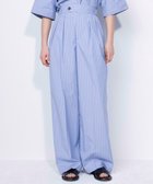 【ネイヴ/NAVE】の【ReNave・セットアップ可/洗える/接触冷感/UVケア】コットンポリブロード パンツ サックスブルー系1|ID: prp329100004422208 ipo3291000000032501648