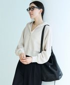 【アンフィーロ 自由区/UNFILO】の【抗菌防臭/UVケア】シアーダンボールニット ZIPフーディ ベージュ|ID: prp329100004422232 ipo3291000000032401217