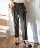 【エニィ スィス/any SiS】の【セットアップ対応】ビューティーツイルストレッチ テーパードパンツ チャコール|ID: prp329100004422258 ipo3291000000033684207