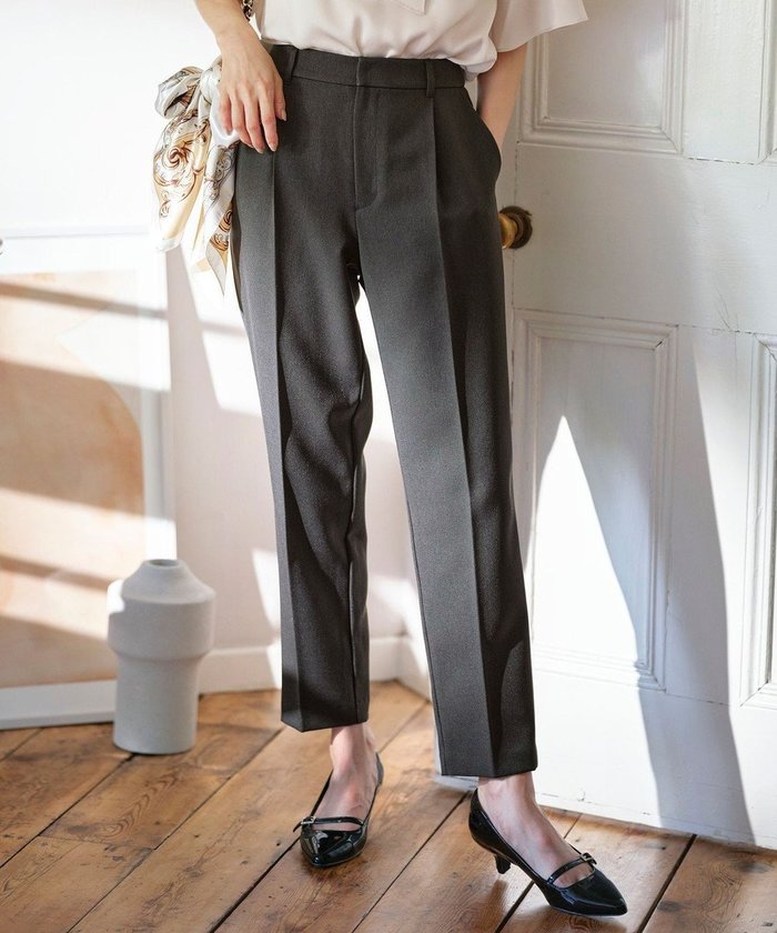 【エニィ スィス/any SiS】の【セットアップ対応】ビューティーツイルストレッチ テーパードパンツ インテリア・キッズ・メンズ・レディースファッション・服の通販 founy(ファニー) https://founy.com/ ファッション Fashion レディースファッション Fashion for Women セットアップ Matching Sets レディースパンツ・ボトムス Pants & Trousers / Bottoms ジャケット Jacket, Outerwear ストレッチ Stretch, Stretchy Fabric セットアップ Set-Up, Coordinated Outfit センター Center, Center Line パウダー Powder, Soft Tone ポケット Pocket, Pocket Detail エレガント 上品 Elegant 楽ちん Easy Fit, Comfortable A/W・秋冬 Autumn/Winter ビジネス 仕事 通勤 Business / Work / Commuting |ID: prp329100004422258 ipo3291000000033846393