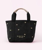 【トッカ/TOCCA】の【大人百花コラボカラー有・WEB&一部店舗限定】LUCKY SHOWER CANVASTOTE キャンバス トートバッグ 人気、トレンドファッション・服の通販 founy(ファニー) ファッション Fashion レディースファッション WOMEN バッグ Bag アウトドア Outdoor キャンバス Canvas 財布 Wallet 雑誌 Magazine テクスチャー Texture フェミニン Feminine フロント Front ポケット Pocket モチーフ Motif リボン Ribbon リュクス Luxe ワンポイント One Point 旅行 Travel ビジネス 仕事 通勤 Business thumbnail ブラック×リボン柄|ID: prp329100004422625 ipo3291000000032057758