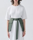 【ベイジ,/BEIGE,】の【洗える】BERNARD / リネンワイドポケット付きラップベルト Olive|ID: prp329100004422676 ipo3291000000033353138