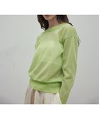 【ベイジ,/BEIGE,】の【洗える】LUPINUS / 前後2WAYシアーニットカーディガン Lime|ID: prp329100004422719 ipo3291000000031529257