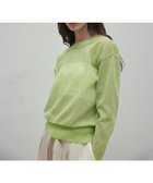【ベイジ,/BEIGE,】の【洗える・Oggi 7月号掲載】LUPINUS / 前後2WAYシアーニットカーディガン Lime|ID: prp329100004422719 ipo3291000000032675616