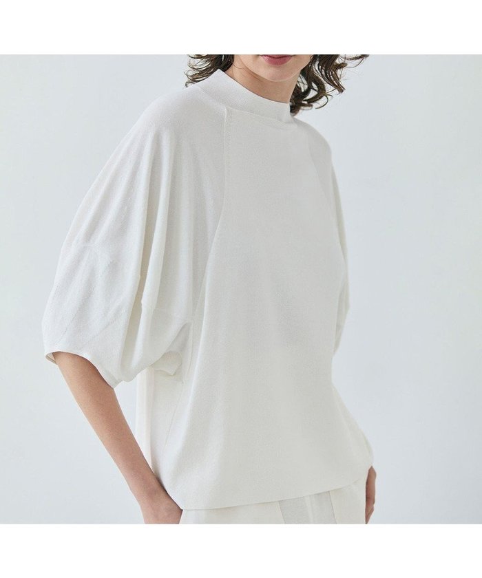 【ベイジ,/BEIGE,】の【洗える】NADIA / ボリュームスリーブ半袖ボトルネックニット インテリア・キッズ・メンズ・レディースファッション・服の通販 founy(ファニー) https://founy.com/ ファッション Fashion レディースファッション WOMEN トップス・カットソー Tops/Tshirt ニット Knit Tops ボリュームスリーブ / フリル袖 Volume Sleeve エレガント 上品 Elegant ストレッチ Stretch スリーブ Sleeve セーター Sweater タイトスカート Tight Skirt フェミニン Feminine ボトルネック Bottleneck マニッシュ Mannish ロング Long ワイド Wide ビジネス 仕事 通勤 Business 半袖 Short Sleeve 夏 Summer 定番 Standard 春 Spring S/S・春夏 Ss・Spring/Summer 洗える Washable |ID: prp329100004422727 ipo3291000000031931623