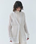 【ベイジ,/BEIGE,】の【洗える】ALOE / コットンメッシュVネックミドル丈カーディガン Ecru|ID: prp329100004422731 ipo3291000000031779333