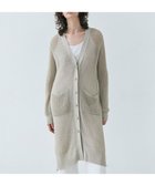 【ベイジ,/BEIGE,】の【洗える】OPTICAL / ペーパーヤーンVネックロングカーディガン Flax|ID: prp329100004422736 ipo3291000000031804962