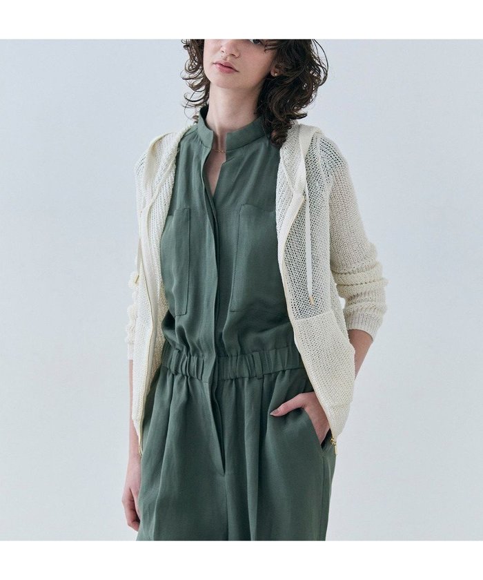 【ベイジ,/BEIGE,】の【洗える】OPTICAL / ペーパーヤーンフーディージップニット インテリア・キッズ・メンズ・レディースファッション・服の通販 founy(ファニー) https://founy.com/ ファッション Fashion レディースファッション WOMEN トップス・カットソー Tops/Tshirt ニット Knit Tops パーカ Sweats インナー Inner 春 Spring 洗える Washable キャミソール Camisole ジップ Zip タンク Tank 定番 Standard 長袖 Long Sleeve バランス Balance パーカー Hoodie ポケット Pocket S/S・春夏 Ss・Spring/Summer 夏 Summer 旅行 Travel |ID: prp329100004422739 ipo3291000000031714786