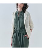 【ベイジ,/BEIGE,】の【洗える】OPTICAL / ペーパーヤーンフーディージップニット Ecru|ID: prp329100004422739 ipo3291000000031714789