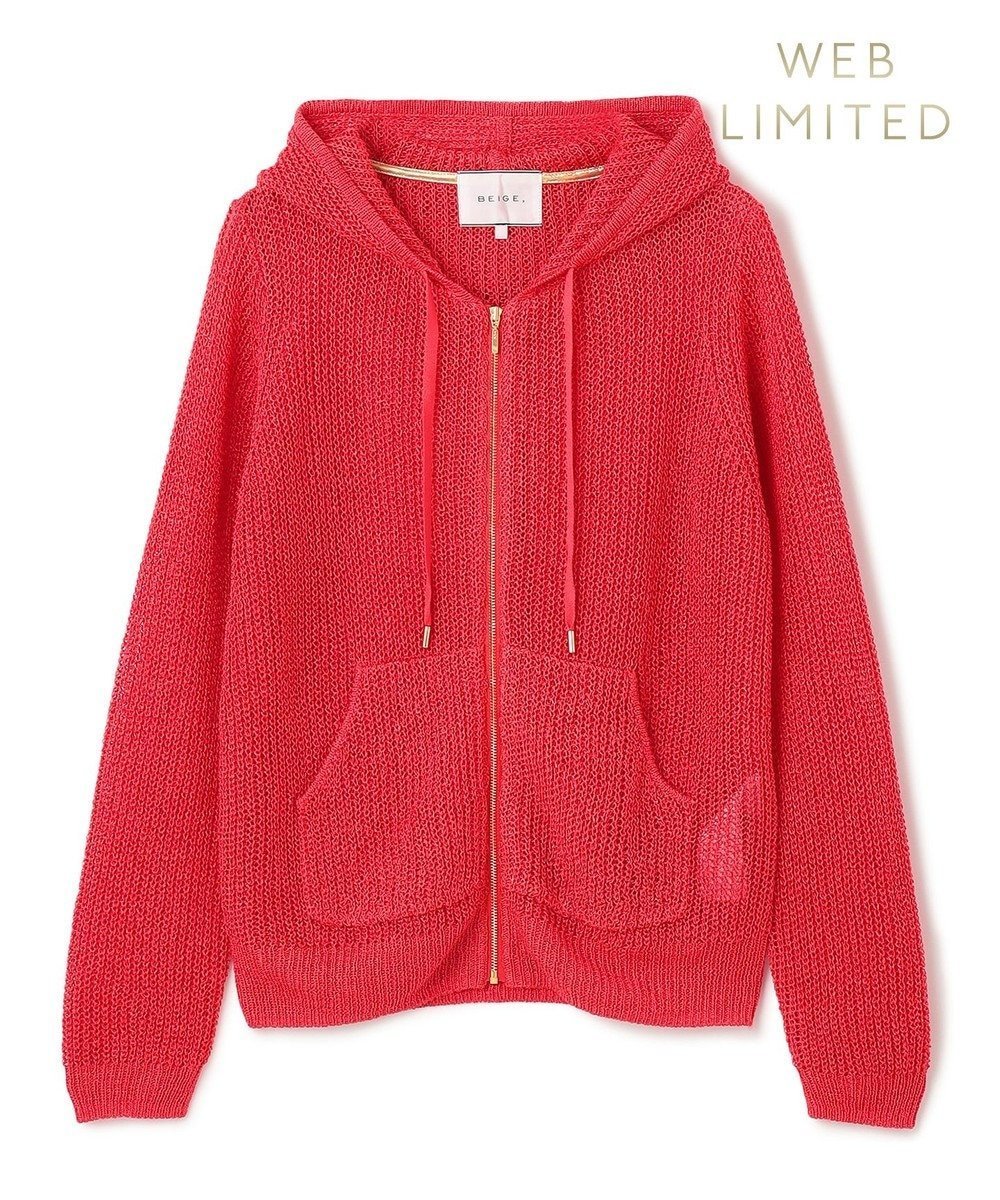 【ベイジ,/BEIGE,】の【洗える】OPTICAL / ペーパーヤーンフーディージップニット インテリア・キッズ・メンズ・レディースファッション・服の通販 founy(ファニー) 　ファッション　Fashion　レディースファッション　WOMEN　トップス・カットソー　Tops/Tshirt　ニット　Knit Tops　パーカ　Sweats　インナー　Inner　春　Spring　洗える　Washable　キャミソール　Camisole　ジップ　Zip　タンク　Tank　定番　Standard　長袖　Long Sleeve　バランス　Balance　パーカー　Hoodie　ポケット　Pocket　S/S・春夏　Ss・Spring/Summer　夏　Summer　旅行　Travel　Poppy Red|ID: prp329100004422739 ipo3291000000031714797