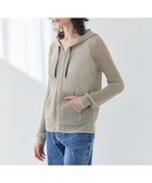 【ベイジ,/BEIGE,】の【洗える】OPTICAL / ペーパーヤーンフーディージップニット Flax|ID: prp329100004422739 ipo3291000000032387902