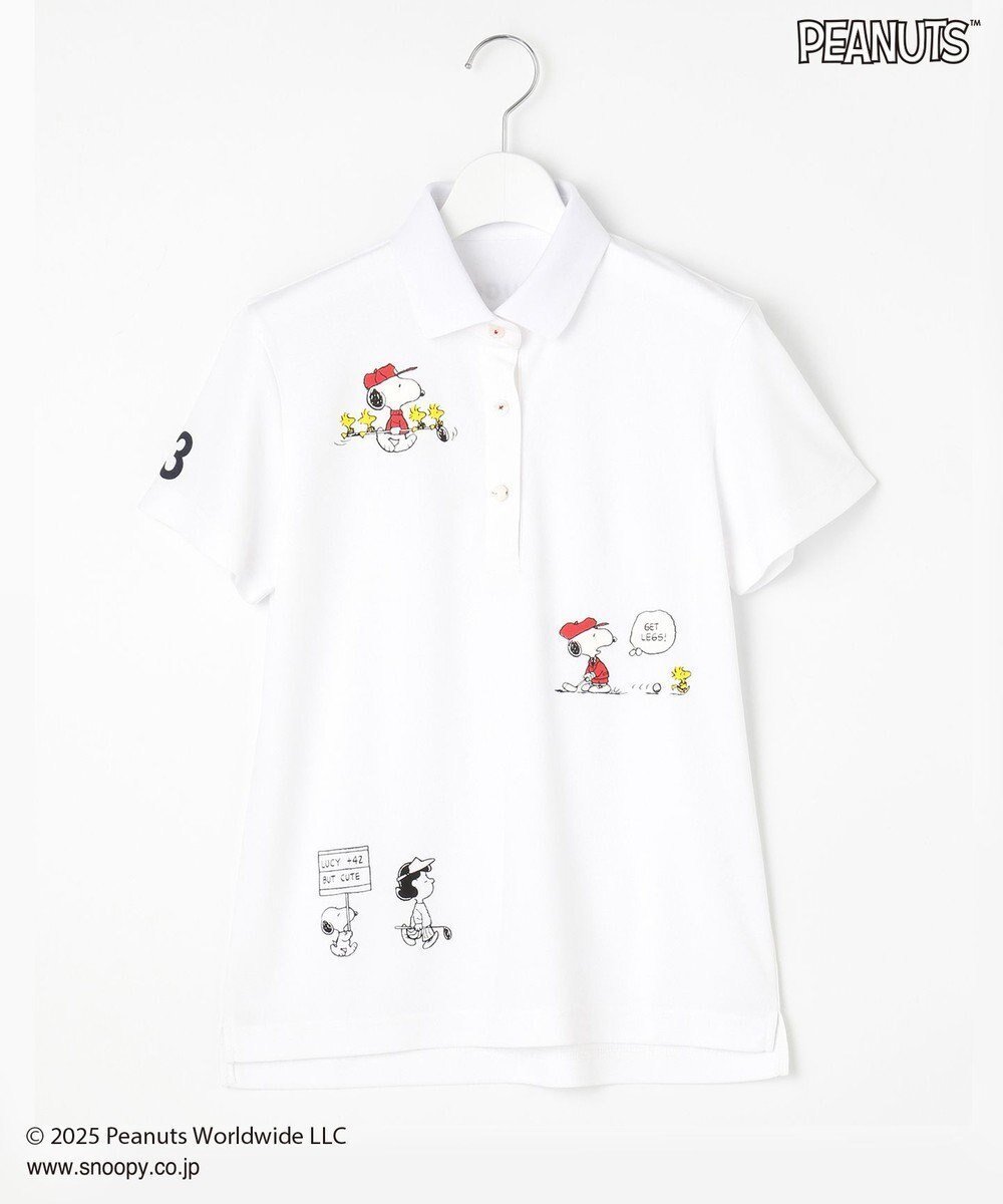 【23区 ゴルフ/NIJYUSANKU GOLF】の【WOMEN】『PEANUTS』コラボプリントポロ 人気、トレンドファッション・服の通販 founy(ファニー) 　ファッション　Fashion　レディースファッション　WOMEN　トップス・カットソー　Tops/Tshirt　シャツ/ブラウス　Shirts/Blouses　ポロシャツ　Polo Shirts　ゴルフ　Golf　おすすめ　Recommend　フロント　Front　プリント　Print　ポロシャツ　Polo Shirt　再入荷　Restock/Back In Stock/Re Arrival　夏　Summer　春　Spring　S/S・春夏　Ss・Spring/Summer　 other-1|ID: prp329100004422753 ipo3291000000031612879