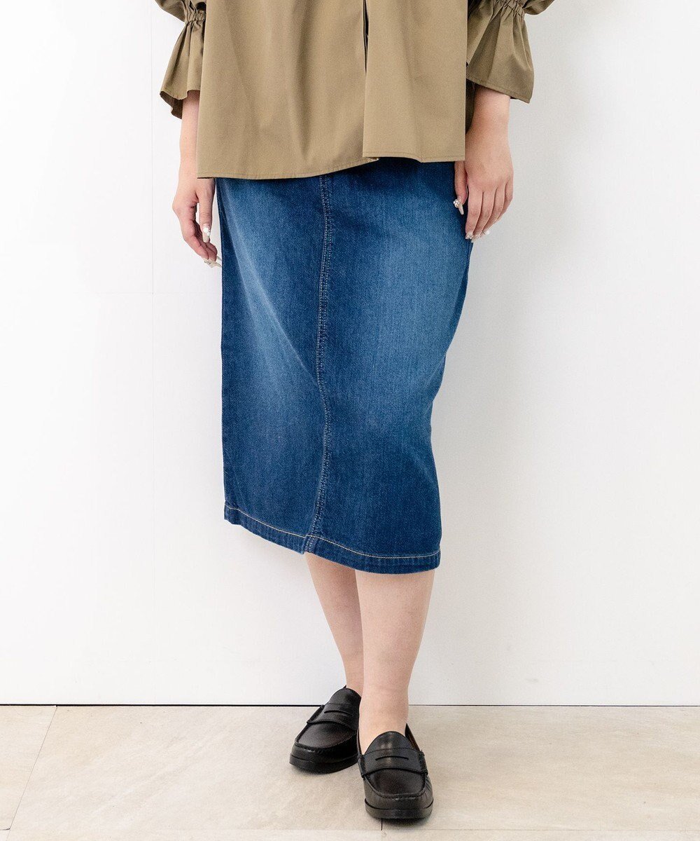 【サキュウ/caqu】のFS 3/4丈 デニムスカートⅡ インテリア・キッズ・メンズ・レディースファッション・服の通販 founy(ファニー) ファッション Fashion レディースファッション Fashion for Women スカート Skirts デニムスカート・カジュアルスカート Denim Skirts インディゴ Indigo Denim コーティング Coating, Coated Finish ジーンズ Jeans, Denim Pants センター Center, Center Line デニム Denim, Jeans Material 人気 Popular, Best Seller ベーシック Basic, Essential ワンポイント One Point, Statement Accent A/W・秋冬 Autumn/Winter S/S・春夏 SS, Spring/Summer, Warm Season 夏 Summer エレガント 上品 Elegant 1year|ID: prp329100004422756 ipo3291000000034031119