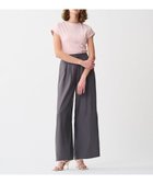 【アンクレイヴ/uncrave】の【手洗い可】フィブリルシャンブレー ワイドパンツ スレート|ID: prp329100004422809 ipo3291000000031824786