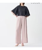 【アンクレイヴ/uncrave】の【手洗い可】フィブリルシャンブレー ワイドパンツ 【WEB限定】ピンク|ID: prp329100004422809 ipo3291000000031824787