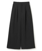 【アンクレイヴ/uncrave】の【新色追加!・手洗い可】フィブリルシャンブレー ワイドパンツ ブラック系|ID: prp329100004422809 ipo3291000000032568609