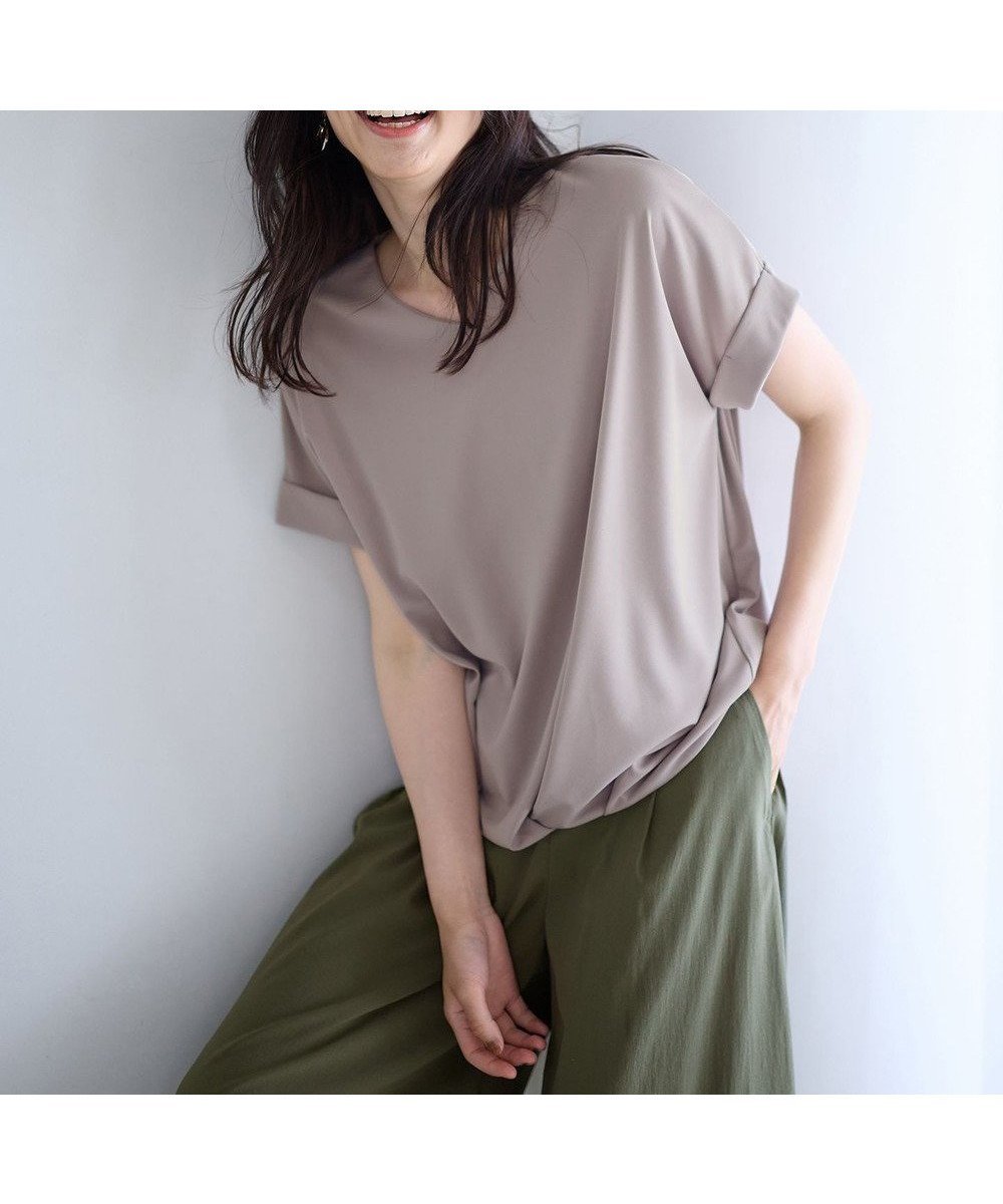 【エニィファム/any FAM】の【洗濯機可】カシュクールTシャツ インテリア・キッズ・メンズ・レディースファッション・服の通販 founy(ファニー) 　ファッション　Fashion　レディースファッション　WOMEN　トップス・カットソー　Tops/Tshirt　シャツ/ブラウス　Shirts/Blouses　ロング / Tシャツ　T-Shirts　カットソー　Cut and Sewn　おすすめ　Recommend　カシュクール　Cachecoeur　カットソー　Cut And Sew　ストライプ　Stripe　プリント　Print　夏　Summer　春　Spring　S/S・春夏　Ss・Spring/Summer　洗える　Washable　ベージュ|ID: prp329100004423331 ipo3291000000031968865