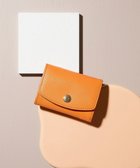 【トプカピ/TOPKAPI】の【TOPKAPI】角シボ型押し・ラウンドフラップ 三つ折り 財布 COLORATO コロラート オレンジ|ID: prp329100004423542 ipo3291000000031806925