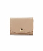 【トプカピ/TOPKAPI】の【TOPKAPI】角シボ型押し・ラウンドフラップ 三つ折り 財布 COLORATO コロラート グレージュ|ID: prp329100004423542 ipo3291000000031806939