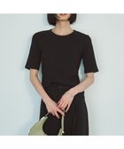 【アンフィーロ 自由区/UNFILO】の【抗菌防臭/UVケア】テレコ ハーフスリーブTシャツ ブラック|ID: prp329100004423555 ipo3291000000031967206