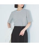 【アンフィーロ 自由区/UNFILO】の【抗菌防臭/UVケア】テレコ ハーフスリーブTシャツ ボーダー|ID: prp329100004423555 ipo3291000000031967207