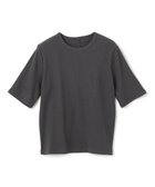 【アンフィーロ 自由区/UNFILO】の【抗菌防臭/UVケア】テレコ ハーフスリーブTシャツ チャコール|ID: prp329100004423555 ipo3291000000031967209
