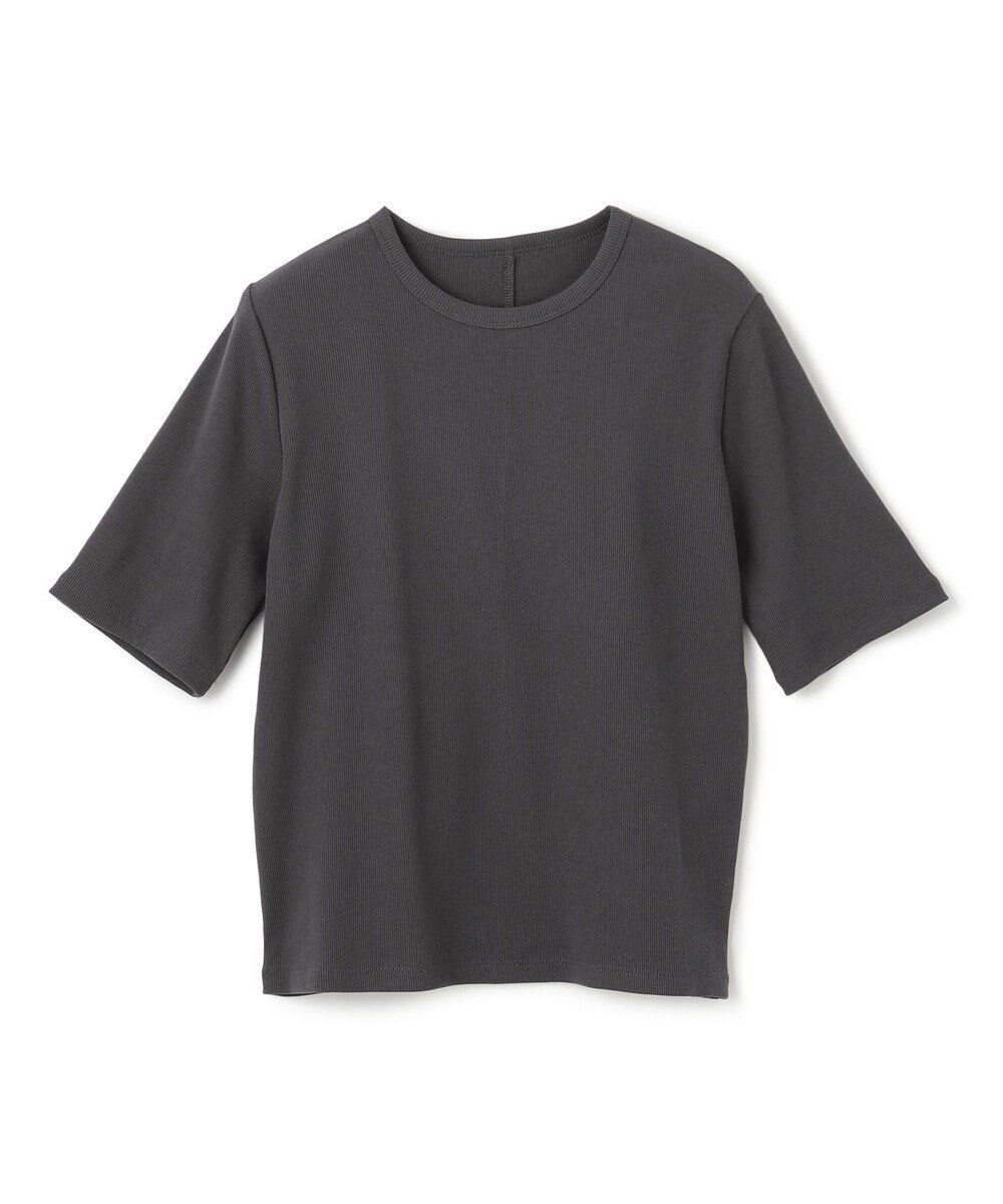 【アンフィーロ 自由区/UNFILO】の【抗菌防臭/UVケア】テレコ ハーフスリーブTシャツ インテリア・キッズ・メンズ・レディースファッション・服の通販 founy(ファニー) 　ファッション　Fashion　レディースファッション　WOMEN　トップス・カットソー　Tops/Tshirt　シャツ/ブラウス　Shirts/Blouses　ロング / Tシャツ　T-Shirts　カットソー　Cut and Sewn　春　Spring　カットソー　Cut And Sew　抗菌　Antibacterial　シンプル　Simple　ストレッチ　Stretch　スリーブ　Sleeve　テレコ　Tereko　ハーフ　Half　フィット　Fit　S/S・春夏　Ss・Spring/Summer　夏　Summer　チャコール|ID: prp329100004423555 ipo3291000000031967209