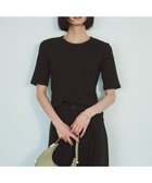 【アンフィーロ 自由区/UNFILO】の【抗菌防臭/UVケア】テレコ ハーフスリーブTシャツ ブラック|ID: prp329100004423555 ipo3291000000033356732