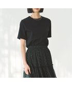【アンフィーロ 自由区/UNFILO】の【ストレッチ/UVケア】BEAUTYFORM-Tコットン ベーシックTシャツ ブラック|ID: prp329100004423556 ipo3291000000032297235
