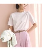 【アンフィーロ 自由区/UNFILO】の【ストレッチ/UVケア】BEAUTYFORM-Tコットン ベーシックTシャツ ピンク|ID: prp329100004423556 ipo3291000000032297237