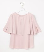 【エニィ スィス/any SiS】の【洗える】ケープフレアスリーブ ブラウス ピンク|ID: prp329100004423558 ipo3291000000034296049