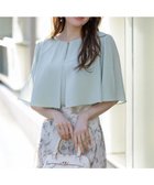 【エニィ スィス/any SiS】の【洗える】ケープフレアスリーブ ブラウス ミント|ID: prp329100004423558 ipo3291000000034296050