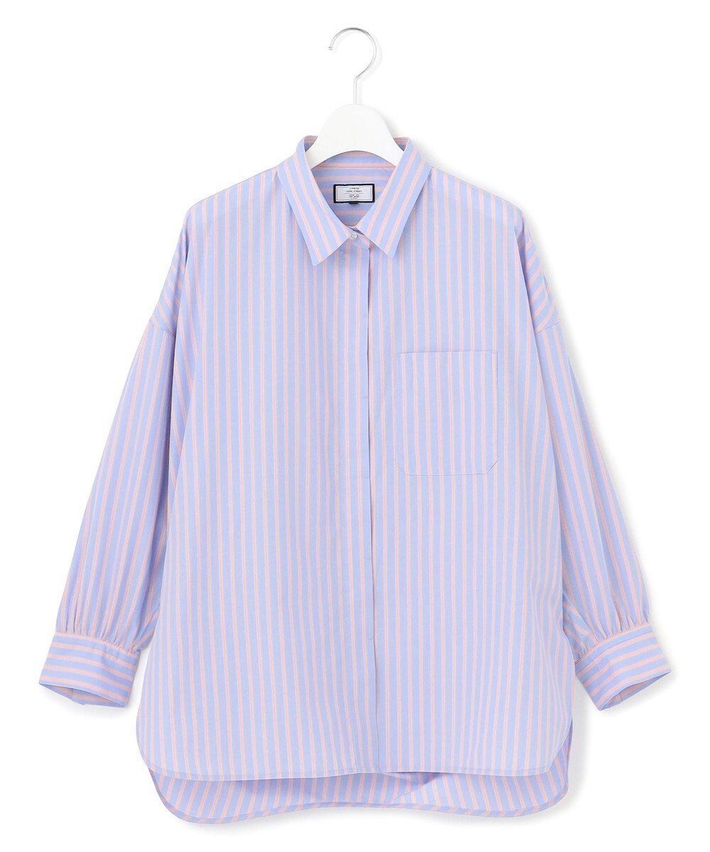 【ジェイプレスヨークストリート/J.PRESS YORK STREET】の【WOMEN】コットンタイプライター ドレープシャツ インテリア・キッズ・メンズ・レディースファッション・服の通販 founy(ファニー) 　ファッション　Fashion　レディースファッション　WOMEN　トップス・カットソー　Tops/Tshirt　シャツ/ブラウス　Shirts/Blouses　おすすめ　Recommend　ジャケット　Jacket　スタンダード　Standard　タイプライター　Typewriter　ドレープ　Drape　夏　Summer　春　Spring　S/S・春夏　Ss・Spring/Summer　羽織　Haori　サックスブルー系2|ID: prp329100004423580 ipo3291000000031931841
