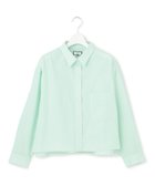 【ジェイプレスヨークストリート/J.PRESS YORK STREET】の【WOMEN】コットンタイプライター ショートシャツ 人気、トレンドファッション・服の通販 founy(ファニー) ファッション Fashion レディースファッション WOMEN トップス・カットソー Tops/Tshirt シャツ/ブラウス Shirts/Blouses おすすめ Recommend コンパクト Compact サロペット Overalls シューズ Shoes ショート Short スラックス Slacks タイプライター Typewriter トレンド Trend ドレープ Drape バランス Balance リラックス Relax 夏 Summer 春 Spring S/S・春夏 Ss・Spring/Summer thumbnail グリーン系1|ID: prp329100004423581 ipo3291000000031931850