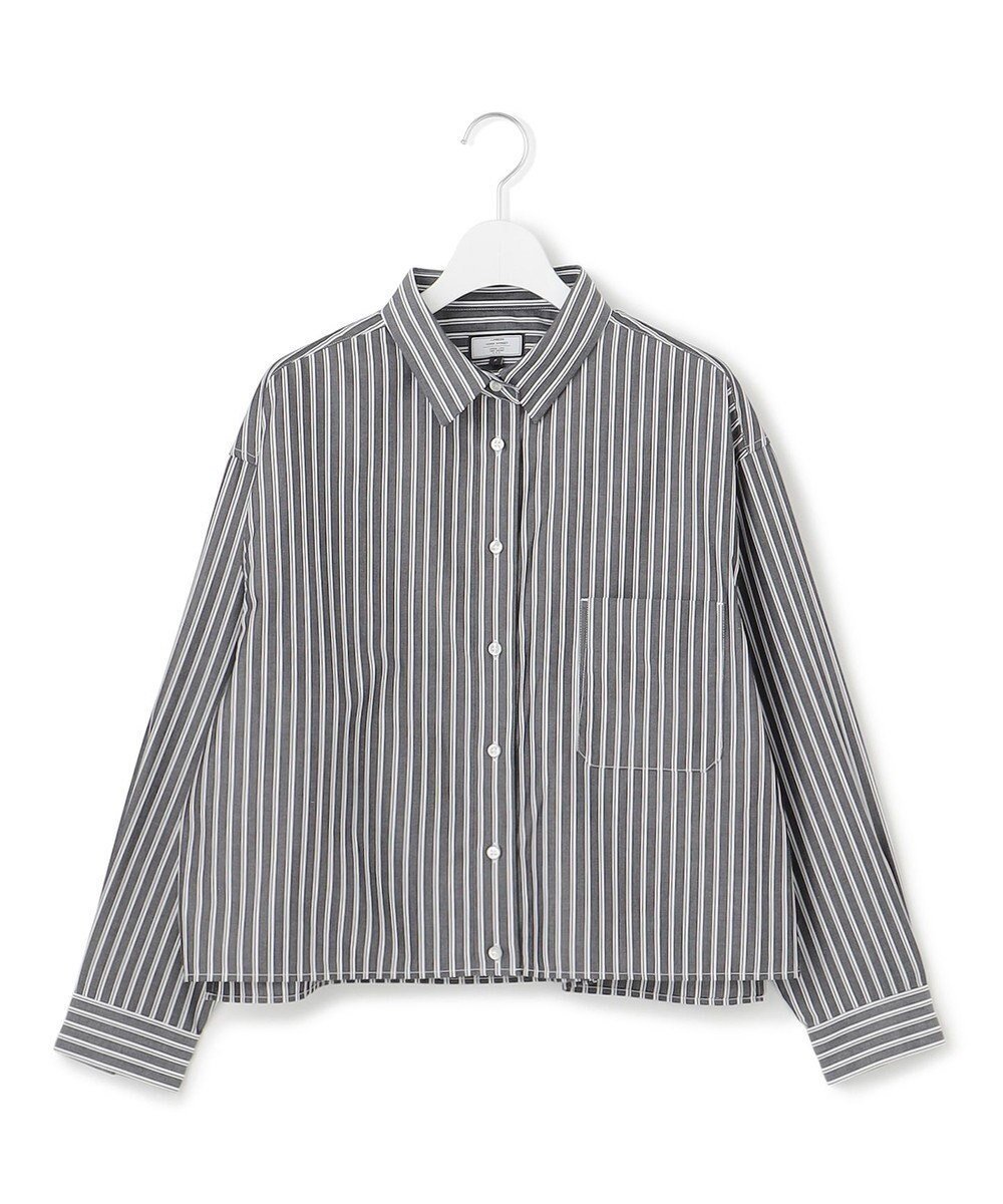 【ジェイプレスヨークストリート/J.PRESS YORK STREET】の【WOMEN】コットンタイプライター ショートシャツ インテリア・キッズ・メンズ・レディースファッション・服の通販 founy(ファニー) 　ファッション　Fashion　レディースファッション　WOMEN　トップス・カットソー　Tops/Tshirt　シャツ/ブラウス　Shirts/Blouses　おすすめ　Recommend　コンパクト　Compact　サロペット　Overalls　シューズ　Shoes　ショート　Short　スラックス　Slacks　タイプライター　Typewriter　トレンド　Trend　ドレープ　Drape　バランス　Balance　リラックス　Relax　夏　Summer　春　Spring　S/S・春夏　Ss・Spring/Summer　ブラック系2|ID: prp329100004423581 ipo3291000000031931852