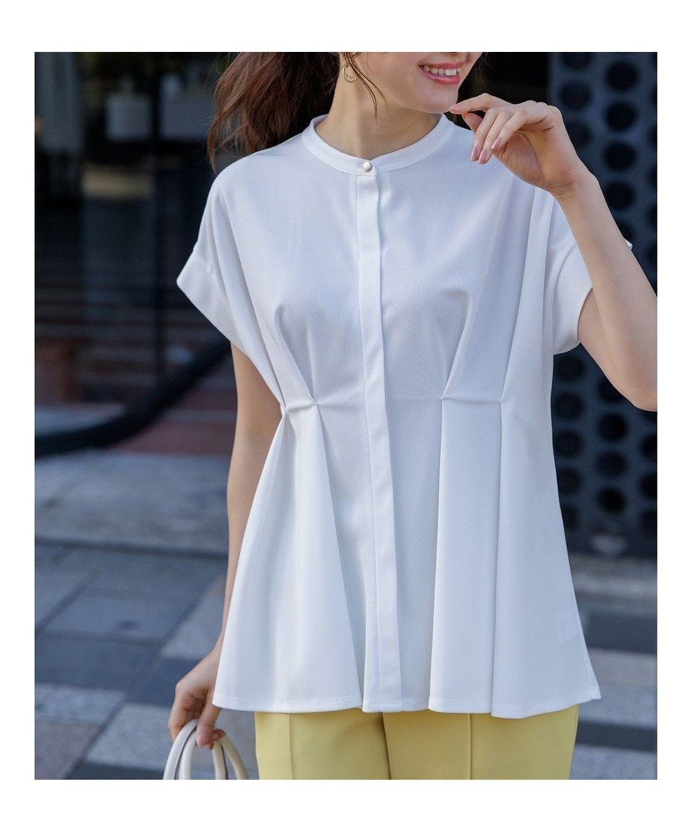 【エニィ スィス/any SiS】の【洗える】カナパジャージー ブラウス 人気、トレンドファッション・服の通販 founy(ファニー) ファッション Fashion レディースファッション Fashion for Women トップス・カットソー Cut & Sew Tops シャツ・ブラウス・オフィスカジュアル Elegant Blouses & Button-Ups ウォッシャブル Machine Washable 春 Spring 洗える Machine Washable ジャケット Jacket, Outerwear S/S・春夏 SS, Spring/Summer, Warm Season おすすめ Recommended / Our Picks 夏 Summer 新作・新入荷 New Arrivals / New In ビジネス 仕事 通勤 Business / Work / Commuting other-1|ID: prp329100004423602 ipo3291000000035547237