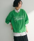 【グリーンパークス/Green Parks】のナイロンロゴVネックプルオーバー Light Khaki|ID: prp329100004423657 ipo3291000000031529982