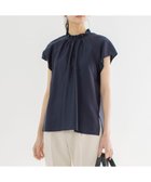 【組曲/KUMIKYOKU】のカールマイヤーハイネック ブラウス 人気、トレンドファッション・服の通販 founy(ファニー) ファッション Fashion レディースファッション Fashion for Women トップス・カットソー Cut & Sew Tops シャツ・ブラウス・オフィスカジュアル Elegant Blouses & Button-Ups 春 Spring キュプラ Cupro, Eco Fabric ギャザー Gathered, Ruffled ジャケット Jacket, Outerwear スタンド Stand Collar, Upright Stand スリット Slit, Slit Detail スリーブ Sleeve, Long Sleeve / Short Sleeve ドレープ Drape, Draping Fabric フリル Frill, Ruffle フレンチ French, French Style リラックス Relax, Relaxed Fit S/S・春夏 SS, Spring/Summer, Warm Season おすすめ Recommended / Our Picks 夏 Summer エレガント 上品 Elegant thumbnail ネイビー系|ID: prp329100004423658 ipo3291000000036063044