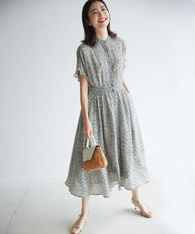 【組曲/KUMIKYOKU】のミニフラワープリント ワンピース 人気、トレンドファッション・服の通販 founy(ファニー) ファッション Fashion レディースファッション Ladies' Fashion Online ワンピース Dress 春 Spring スリット Slit ツイル Twill フィット Fit フェミニン Feminine フレア Flare プリント Print ポケット Pocket S/S・春夏 Ss・Spring/Summer 再入荷 Restock/Back In Stock/Re Arrival 夏 Summer エレガント 上品 Elegant |ID:prp329100004423678