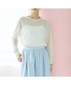 【アンフィーロ 自由区/UNFILO】の【洗える/接触冷感】ラメシアー ニット グレージュ|ID: prp329100004423683 ipo3291000000030890617