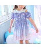 【エニファム/any FAM / KIDS】の【any FAM× リトルツインスターズ 】キキ ララ オン・オフショルダーワンピース サックスブルー|ID: prp329100004424094 ipo3291000000031961572