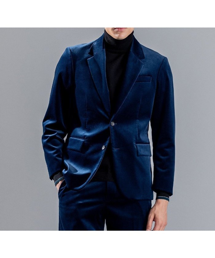 【ジョゼフ オム/JOSEPH HOMME / MEN】のPONTOGLIO VELVET JACKET インテリア・キッズ・メンズ・レディースファッション・服の通販 founy(ファニー) https://founy.com/ ファッション Fashion メンズファッション MEN アウター Coats Outerwear/Men テーラードジャケット Tailored Jackets イタリア Italy ジャケット Jacket セットアップ Set Up フラップ Flap ベルベット Velvet ポケット Pocket ラグジュアリー Luxury 再入荷 Restock/Back In Stock/Re Arrival A/W・秋冬 Aw・Autumn/Winter・Fw・Fall-Winter |ID: prp329100004424118 ipo3291000000030892965