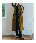 【イェッカ ヴェッカ/YECCA VECCA】のミリタリーデザインジレ 人気、トレンドファッション・服の通販 founy(ファニー) ファッション Fashion レディースファッション WOMEN アウター Coat Outerwear インナー Inner ジップ Zip ストレッチ Stretch ポケット Pocket ヨーク Yoke ロング Long 再入荷 Restock/Back In Stock/Re Arrival A/W・秋冬 Aw・Autumn/Winter・Fw・Fall-Winter thumbnail Olive|ID: prp329100004424314 ipo3291000000030894077