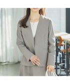 【エニィ スィス/any SiS】の【セットアップ対応】褒めらレディカラーレス ジャケット 人気、トレンドファッション・服の通販 founy(ファニー) ファッション Fashion レディースファッション Fashion for Women アウター Coat / Outerwear Collection レディースジャケット・軽アウター Jackets ノーカラージャケット / シンプル上品コーデ Collarless Jackets シルケット Silket, Silky Cotton シンプル Simple, Minimal ジャケット Jacket, Outerwear ストレッチ Stretch, Stretchy Fabric スリット Slit, Slit Detail セットアップ Set-Up, Coordinated Outfit フィット Fit, Slim Fit フェミニン Feminine, Girly フレア Flare, Flared ワイド Wide, Wide Fit 夏 Summer 春 Spring S/S・春夏 SS, Spring/Summer, Warm Season ビジネス 仕事 通勤 Business / Work / Commuting thumbnail ライトグレー|ID: prp329100004424326 ipo3291000000034931360