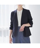 【エニィ スィス/any SiS】の【セットアップ対応】褒めらレディカラーレス ジャケット 人気、トレンドファッション・服の通販 founy(ファニー) ファッション Fashion レディースファッション Fashion for Women アウター Coat / Outerwear Collection レディースジャケット・軽アウター Jackets ノーカラージャケット / シンプル上品コーデ Collarless Jackets シルケット Silket, Silky Cotton シンプル Simple, Minimal ジャケット Jacket, Outerwear ストレッチ Stretch, Stretchy Fabric スリット Slit, Slit Detail セットアップ Set-Up, Coordinated Outfit フィット Fit, Slim Fit フェミニン Feminine, Girly フレア Flare, Flared ワイド Wide, Wide Fit 夏 Summer 春 Spring S/S・春夏 SS, Spring/Summer, Warm Season ビジネス 仕事 通勤 Business / Work / Commuting thumbnail ネイビー|ID: prp329100004424326 ipo3291000000034931362