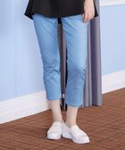 【ティアクラッセ/Tiaclasse】の【新色追加・洗える】アンクルテーパードパンツ サックス|ID: prp329100004424345 ipo3291000000031037564