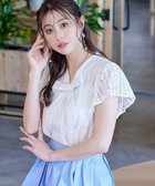 【ティアクラッセ/Tiaclasse】の【洗える】幅広く活躍が期待できるボウタイレースブラウス オフホワイト|ID: prp329100004424383 ipo3291000000031185038