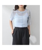 【アースミュージックアンドエコロジー/earth music&ecology】のシアーチュールプルオーバー 人気、トレンドファッション・服の通販 founy(ファニー) ファッション Fashion レディースファッション WOMEN トップス・カットソー Tops/Tshirt シャツ/ブラウス Shirts/Blouses ロング / Tシャツ T-Shirts プルオーバー Pullover カットソー Cut and Sewn おすすめ Recommend カットソー Cut And Sew シアー Sheer チュール Tulle フロント Front ポケット Pocket エレガント 上品 Elegant A/W・秋冬 Aw・Autumn/Winter・Fw・Fall-Winter thumbnail Sax|ID: prp329100004424572 ipo3291000000031942628